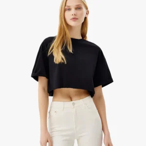 Sleeve Black T-Shirt