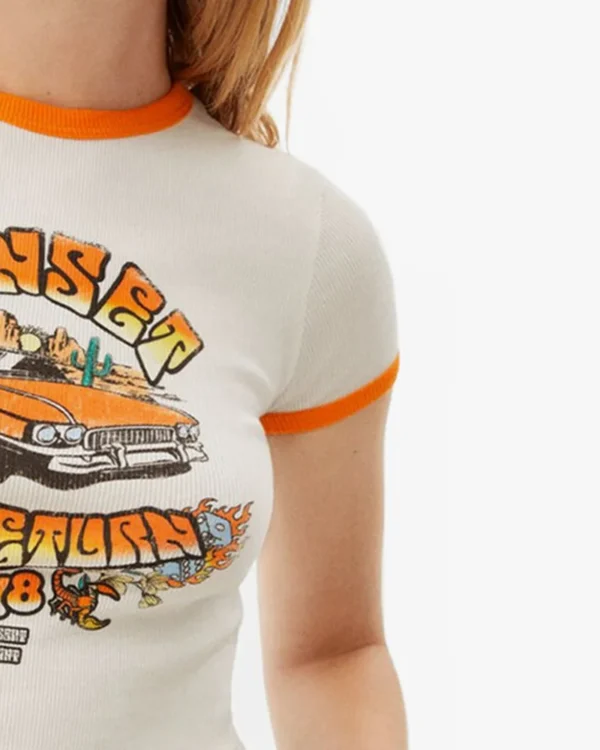Fitted Crop T-shirt - Image 2